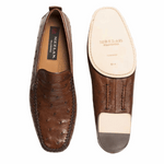 Mezlan Rollini Ostrich Loafers Tabac