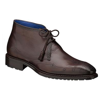 Mezlan Rosate Medallion Toe Boots Brown