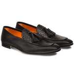 Mezlan Rubini Tassel Loafers Black