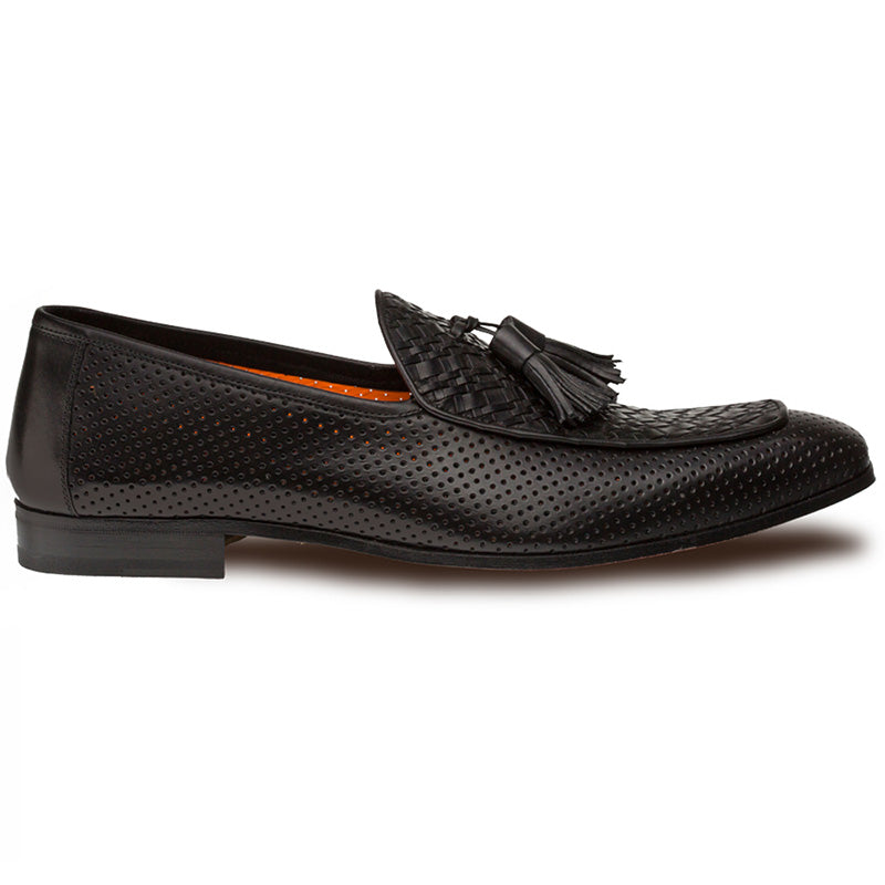 Mezlan Rubini Tassel Loafers Black