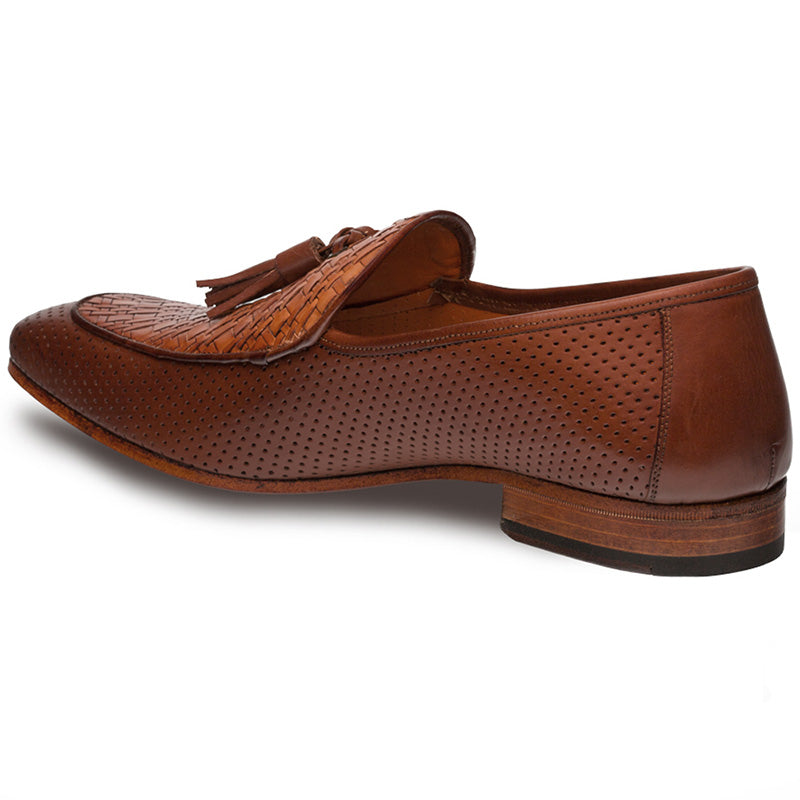 Mezlan Rubini Tassel Loafers Cognac