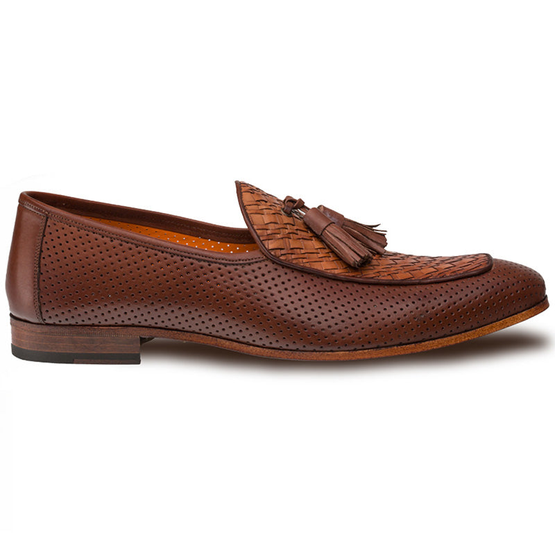 Mezlan Rubini Tassel Loafers Cognac