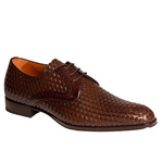 Mezlan Rueda Woven Derby Shoes Brown