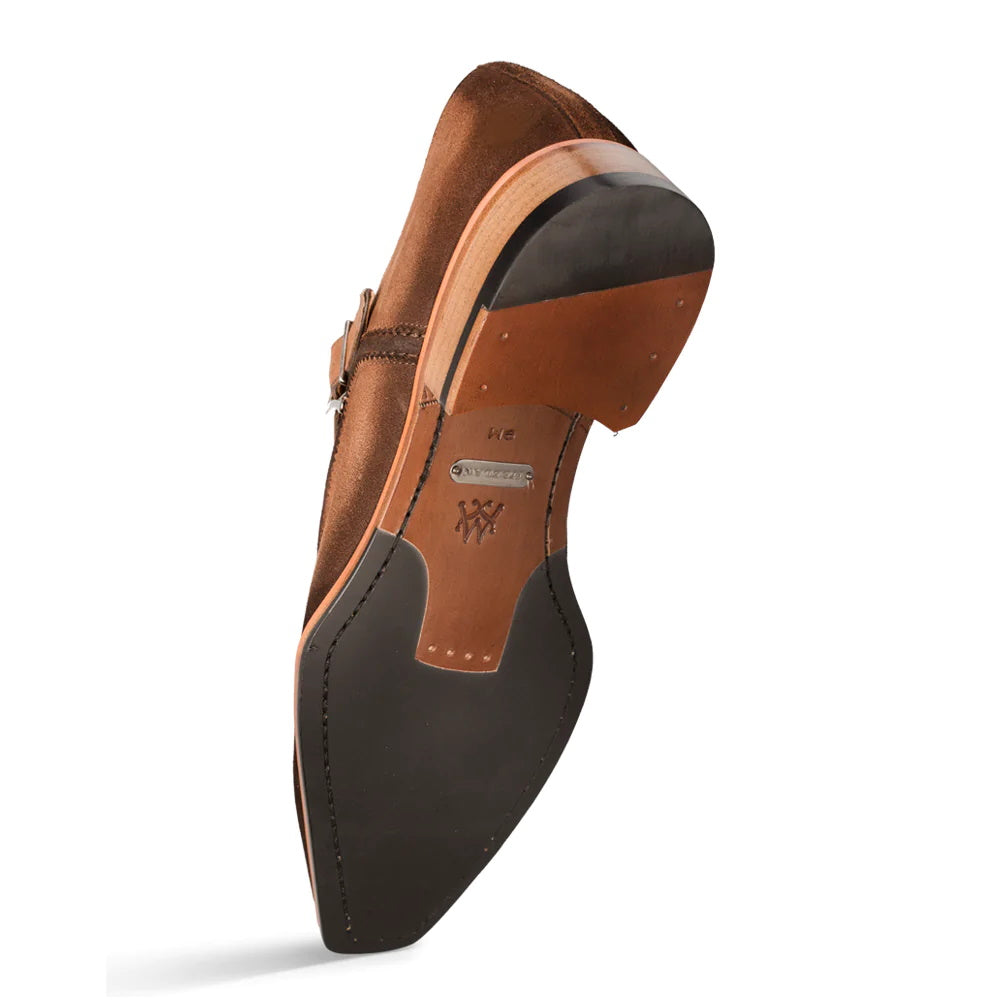 Mezlan S109 Suede Monk Strap Sport