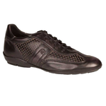 Mezlan Sagan Calfskin Sneakers Graphite / Black