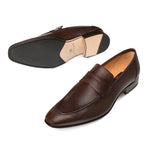 Mezlan San Luce Calfskin Penny Loafer Brown