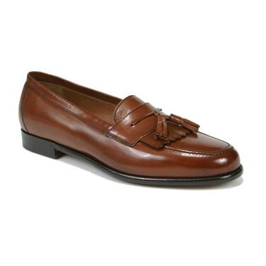 Mezlan Santander Fringe Tassel Loafers Tan