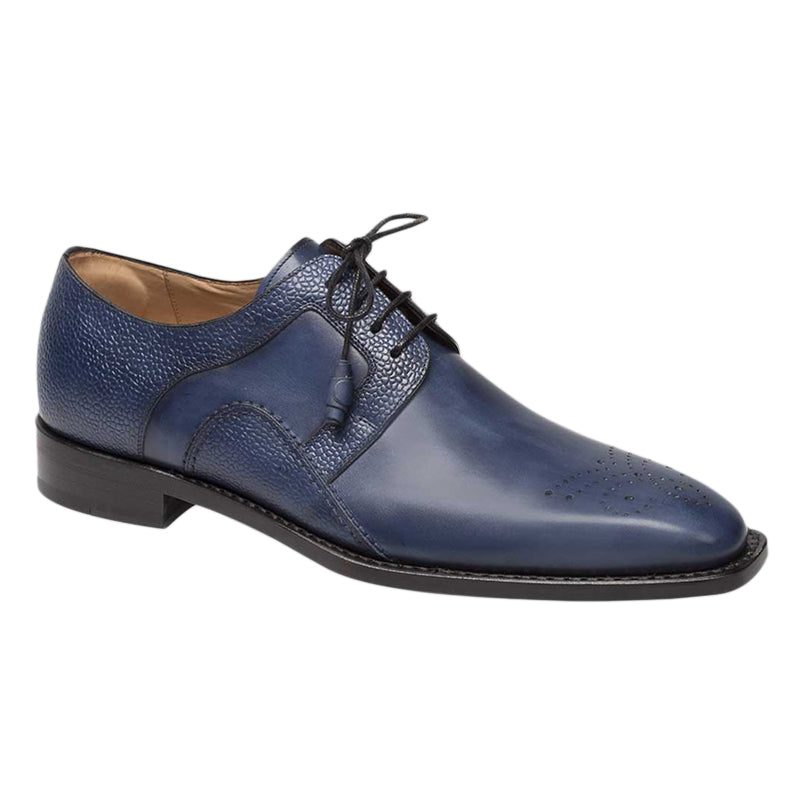 Mezlan Saturno Lace Up Shoes Medium Blue