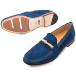 Mezlan Segura Suede Shoes Blue