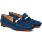 Mezlan Segura Suede Shoes Blue