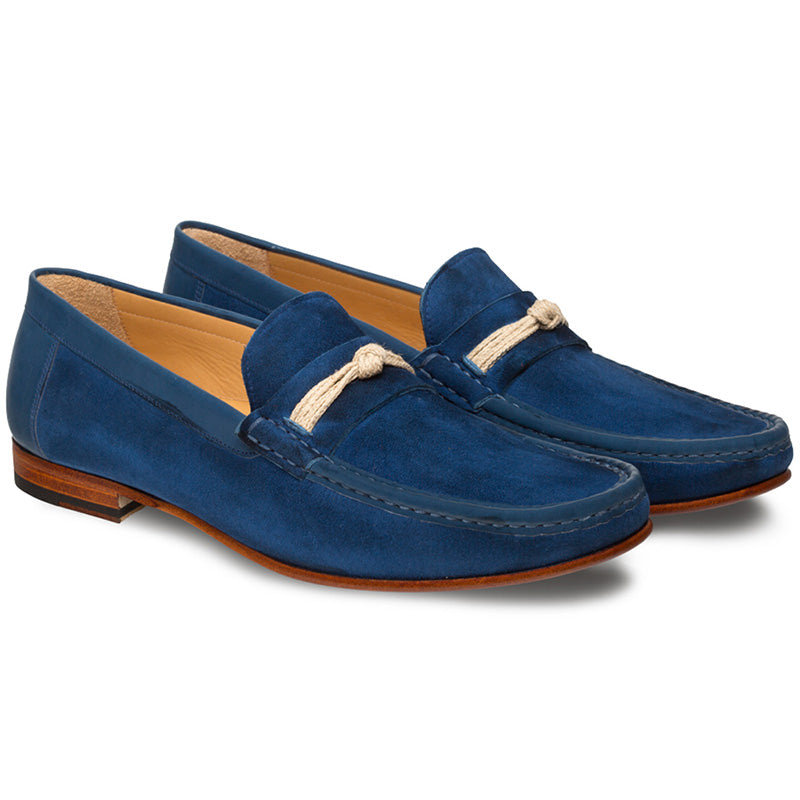 Mezlan Segura Suede Shoes Blue