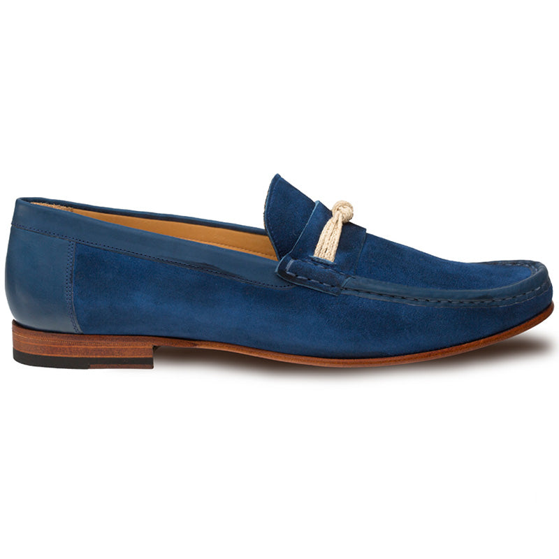 Mezlan Segura Suede Shoes Blue