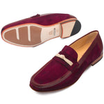 Mezlan Segura Suede Shoes Burgundy