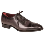 Mezlan Serrano Cap Toe Spectator Shoes Black / Gray