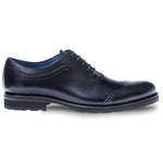 Mezlan Sharif Calfskin Oxford Shoes Black