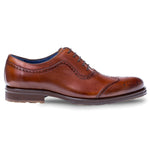 Mezlan Sharif Calfskin Oxford Shoes Cognac
