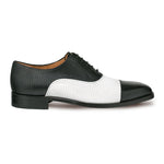 Mezlan Sienna Cap Toe Bluchers Black/White