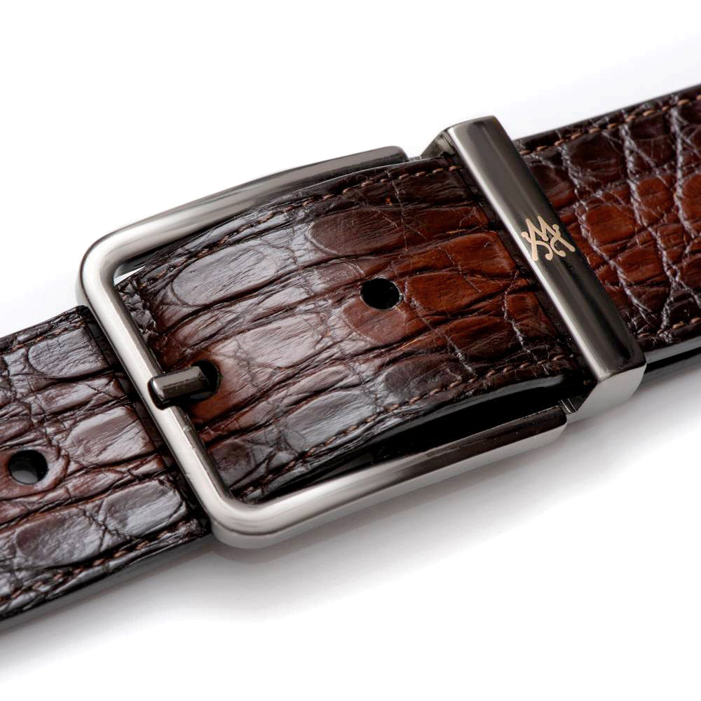 Mezlan Signature Crocodile Belt Sport