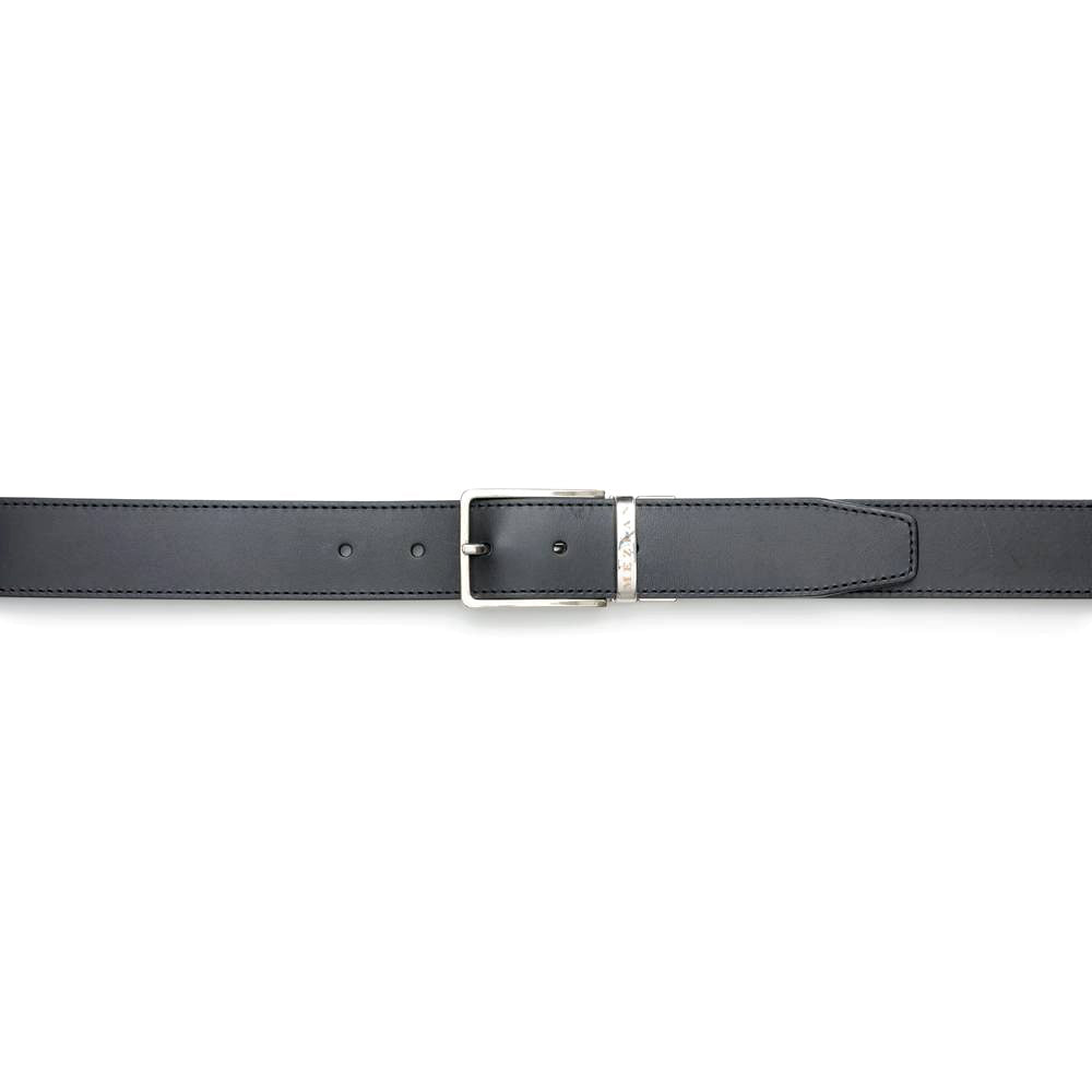 Mezlan Signature Reversible Belt Black / Grey