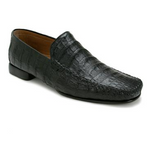 Mezlan Simon Crocodile Loafers Black