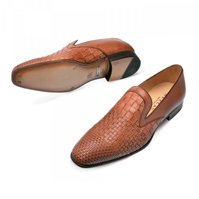Mezlan Sirocco Calfskin Shoes Cognac
