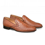 Mezlan Sirocco Calfskin Shoes Cognac