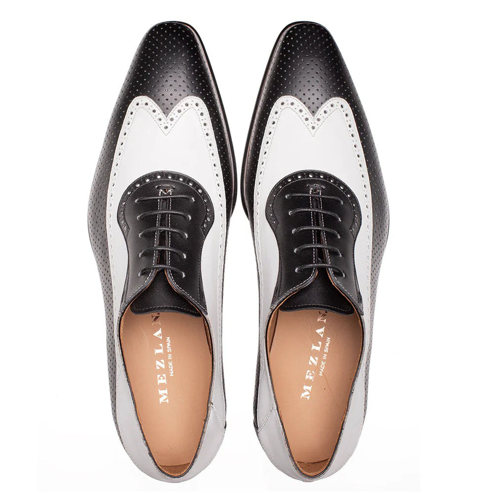Mezlan Spectator Oxfords Black / White (S20718)