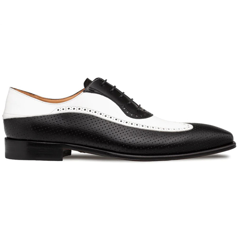 Mezlan Spectator Oxfords Black / White