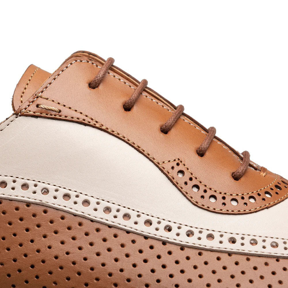 Mezlan Spectator Oxfords Camel / Bone