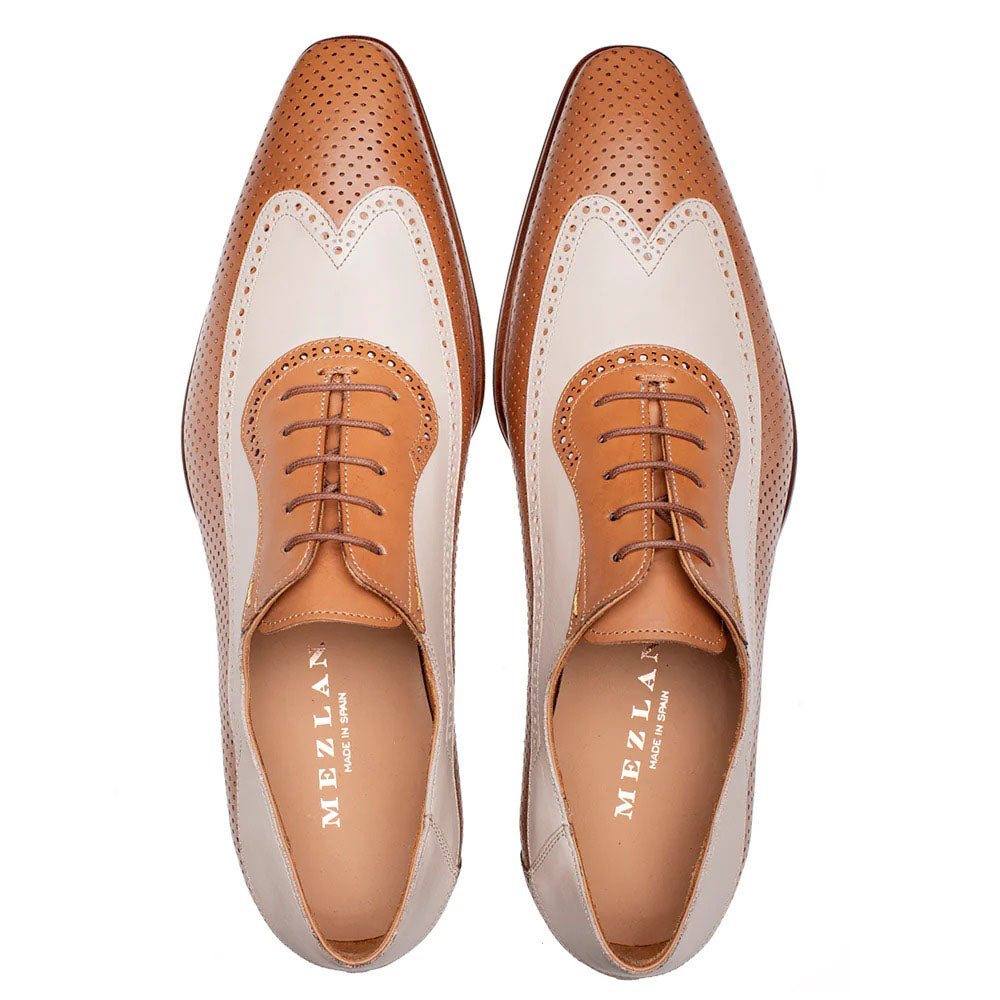Mezlan Spectator Oxfords Camel / Bone