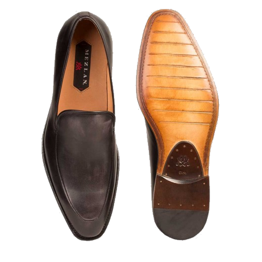 Mezlan Strauss Apron Toe Loafers Graphite
