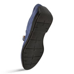Mezlan Suede Rubber Sole Loafers Blue