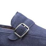 Mezlan Suede Rubber Sole Loafers Blue