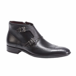 Mezlan Taberna Monk Strap Boots Graphite