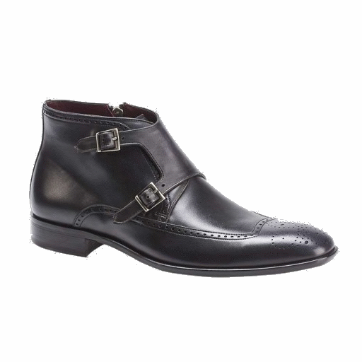 Mezlan Taberna Monk Strap Boots Graphite