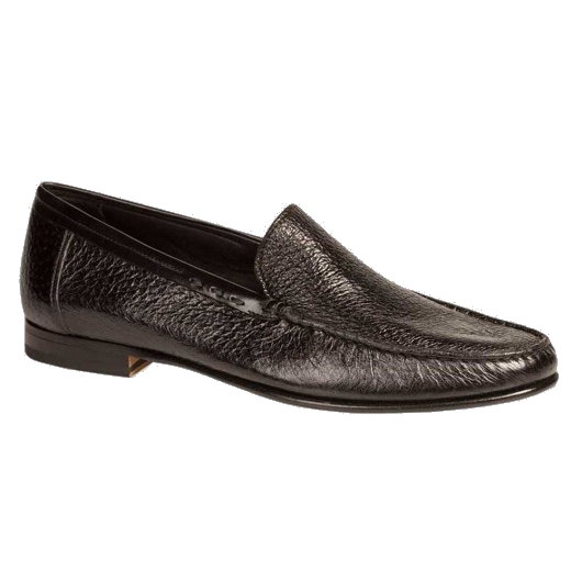 Mezlan Thomas Peccary Loafers Black