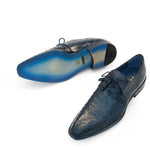 Mezlan Tillson Ostrich Plain Toe Blucher Brandy (4732-S)