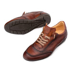Mezlan Tivoli Lace Up Shoes Cognac