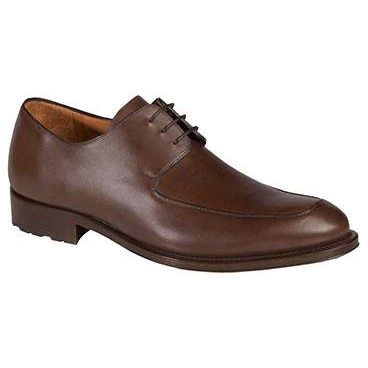 Mezlan Tudela Tumbled Calfskin Bluchers Brown