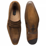 Mezlan Ulpio Loafer Shoes Cognac