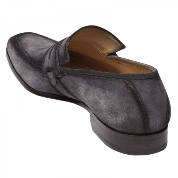 Mezlan Ulpio Loafer Shoes Light Grey