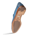 Mezlan Unstructured Leather Loafers R605 Blue