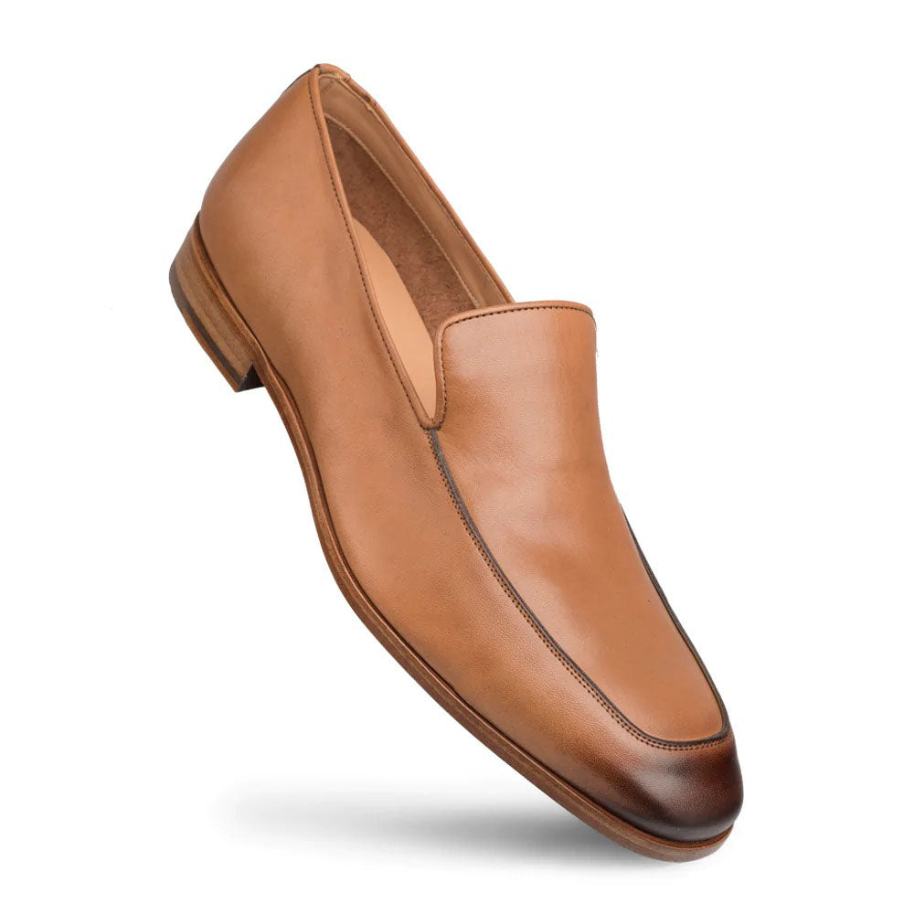 Mezlan Unstructured Leather Loafers R605 Cognac