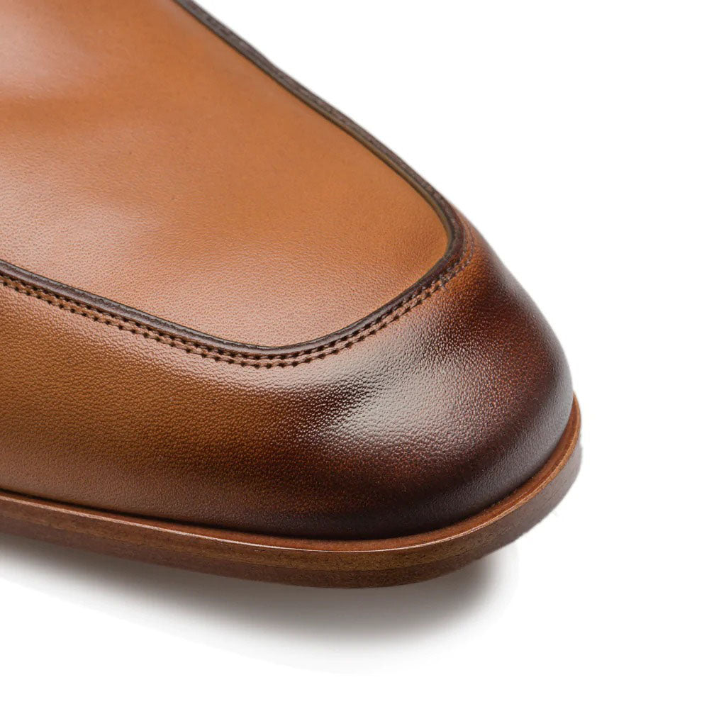 Mezlan Unstructured Leather Loafers R605 Cognac