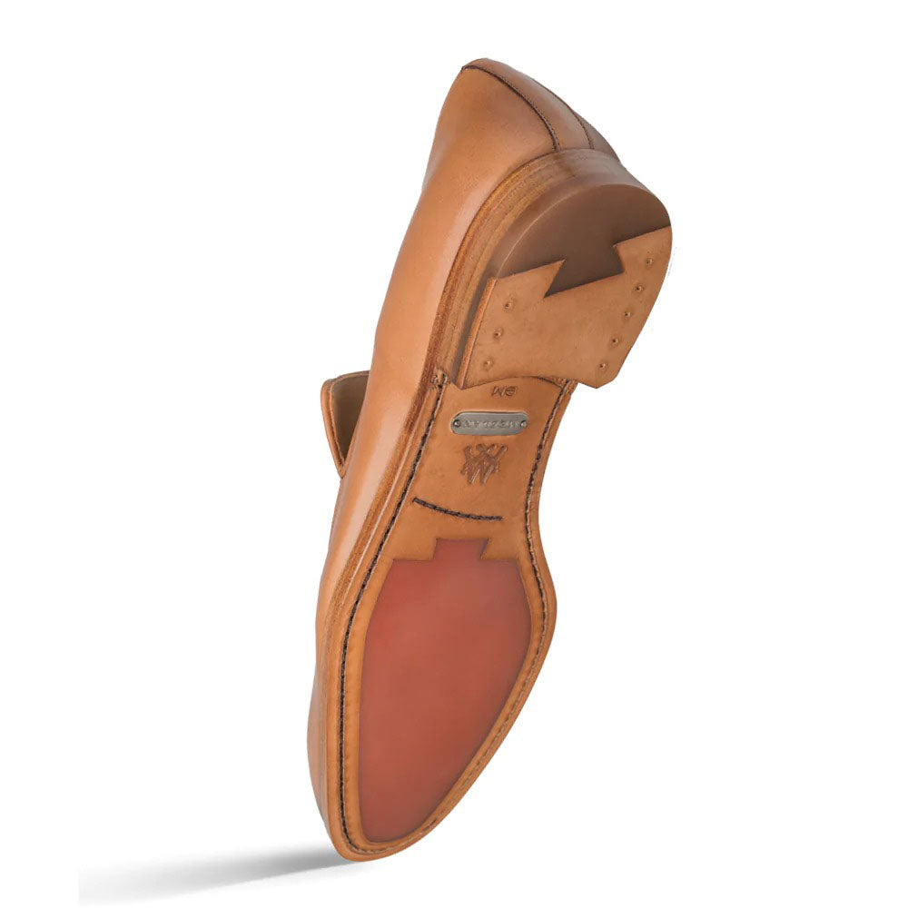 Mezlan Unstructured Leather Loafers R605 Cognac