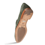 Mezlan Unstructured Suede Loafers Green (R607)