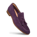 Mezlan Unstructured Suede Loafers Purple (R607)