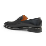 Mezlan Varsovia Calfskin Penny Loafer Black