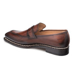 Mezlan Varsovia Calfskin Penny Loafer Cognac