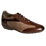 Mezlan Vega Calfskin & Suede Sneakers Mocha / Taupe